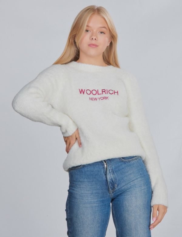 Woolrich Woolrich Crew Neck Neule Valkoinen