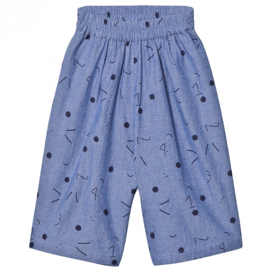 Wynken Chambray 1234 Star Print Cullottes Juhlashortsit