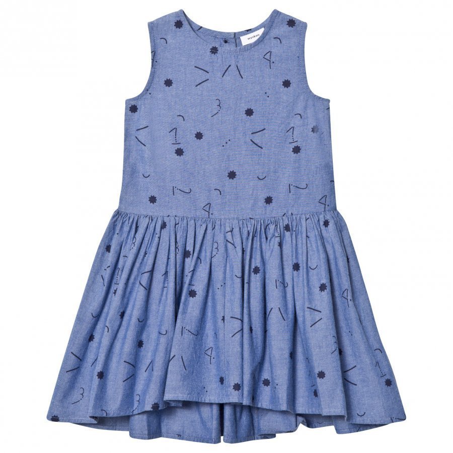 Wynken Chambray 1234 Star Print Dress Mekko