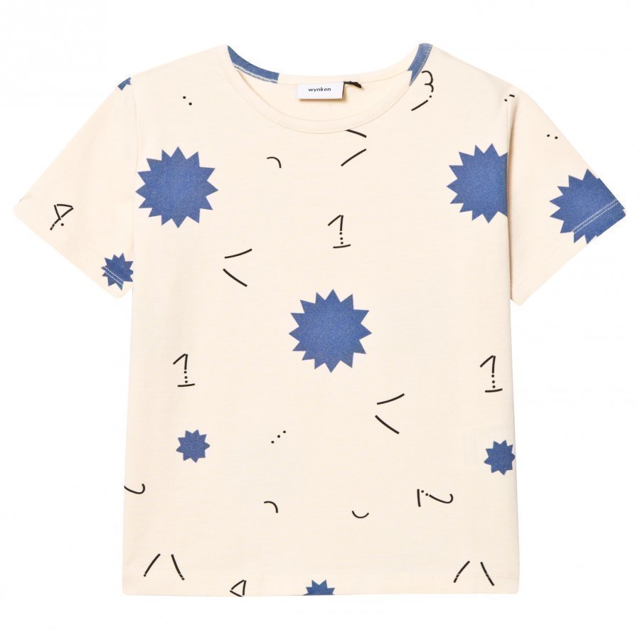 Wynken Ecru 1234 Star Print Tee T-Paita