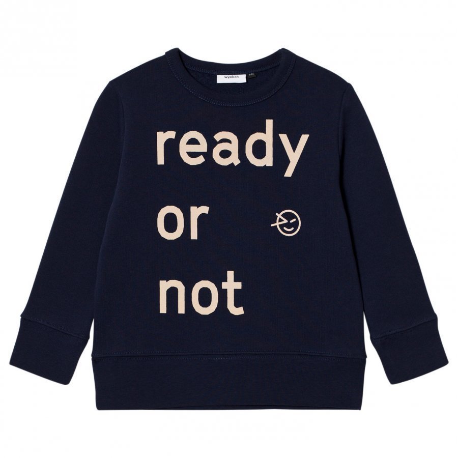 Wynken Ready Or Not Sweatshirt Navy Oloasun Paita