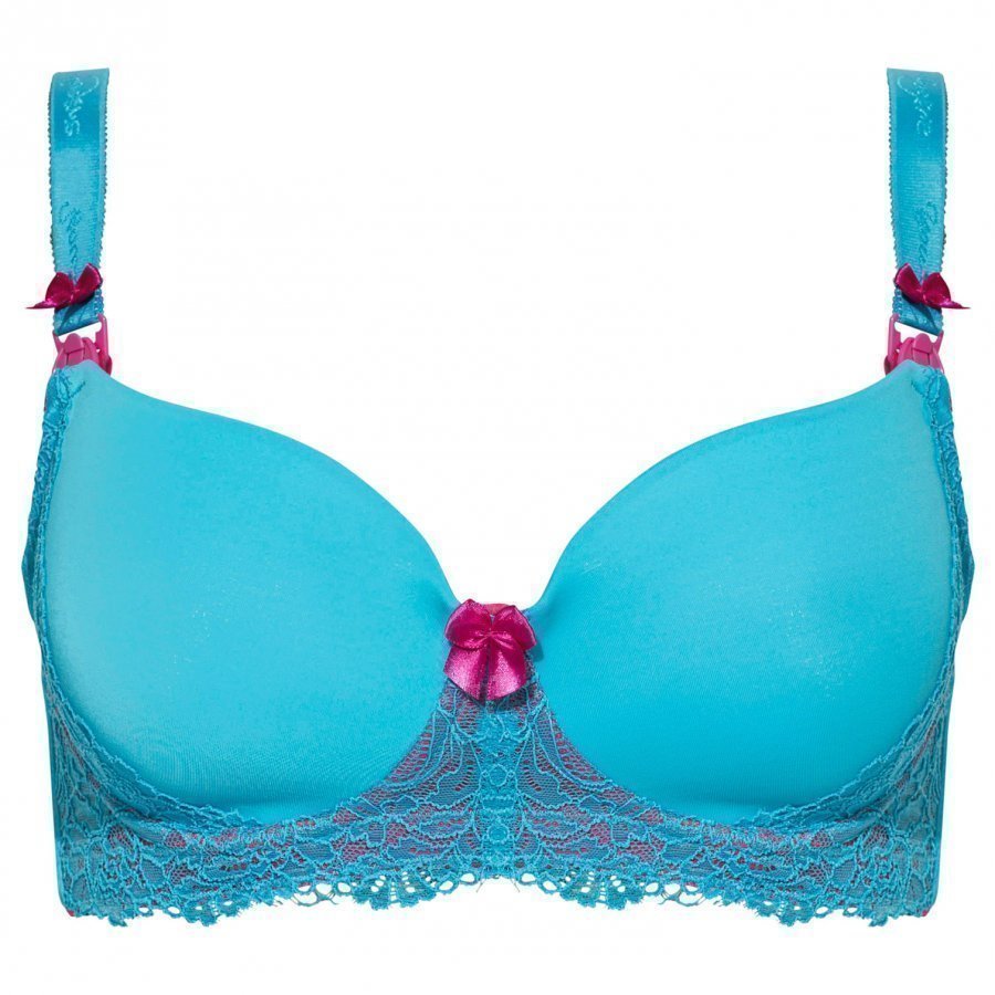 You! Lingerie Isis Blue Bra Turquoise Blue Raskausajan Rintaliivit