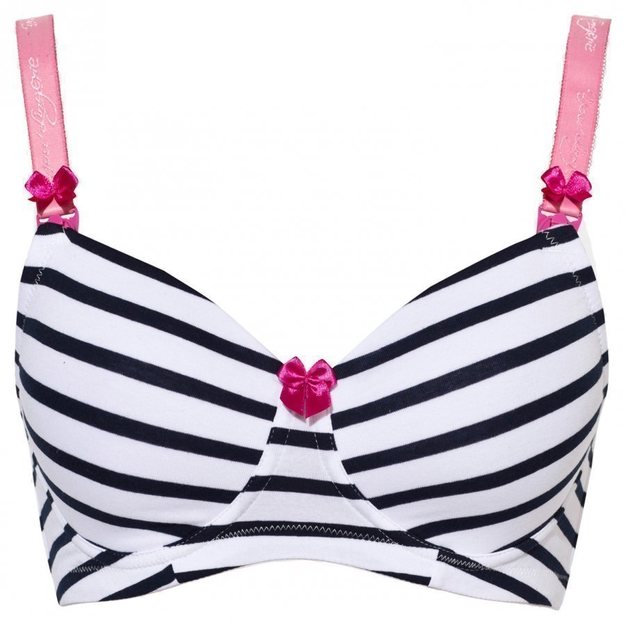 You! Lingerie Paris Bra Navy/White Stripes Raskausajan Rintaliivit