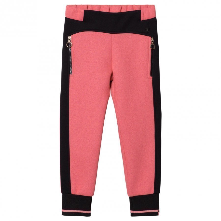 Young Versace Pink/Black Neoprene Track Pants Verryttelyhousut