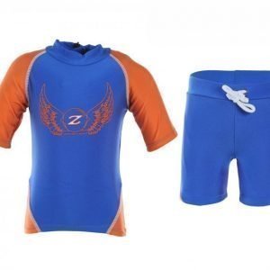 Zunblock Suntop Set Rocky UV-uimapuku Sininen / Oranssi